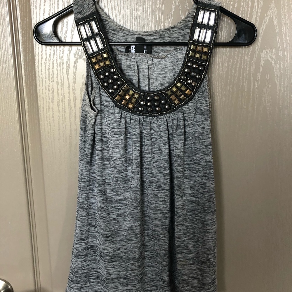 Beaded tank top